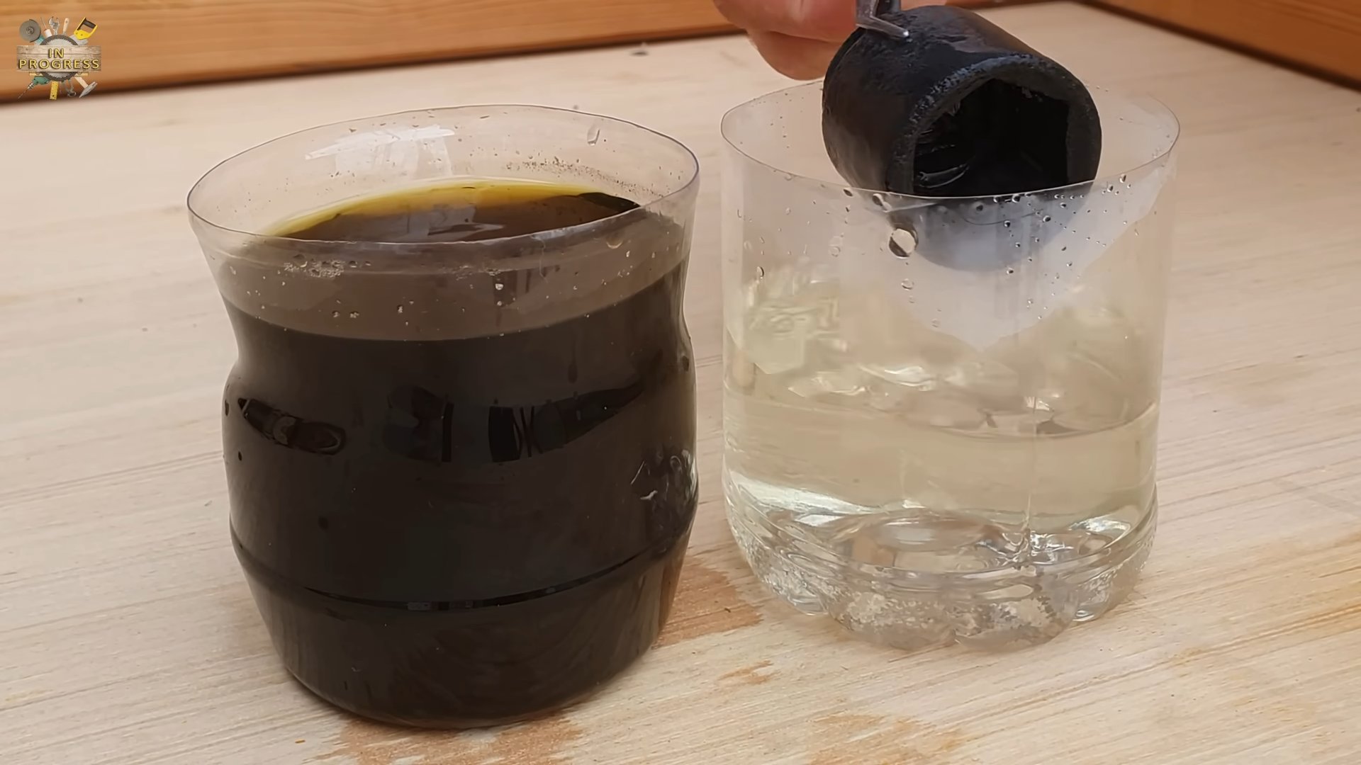 Salt and hydrogen peroxide mixture